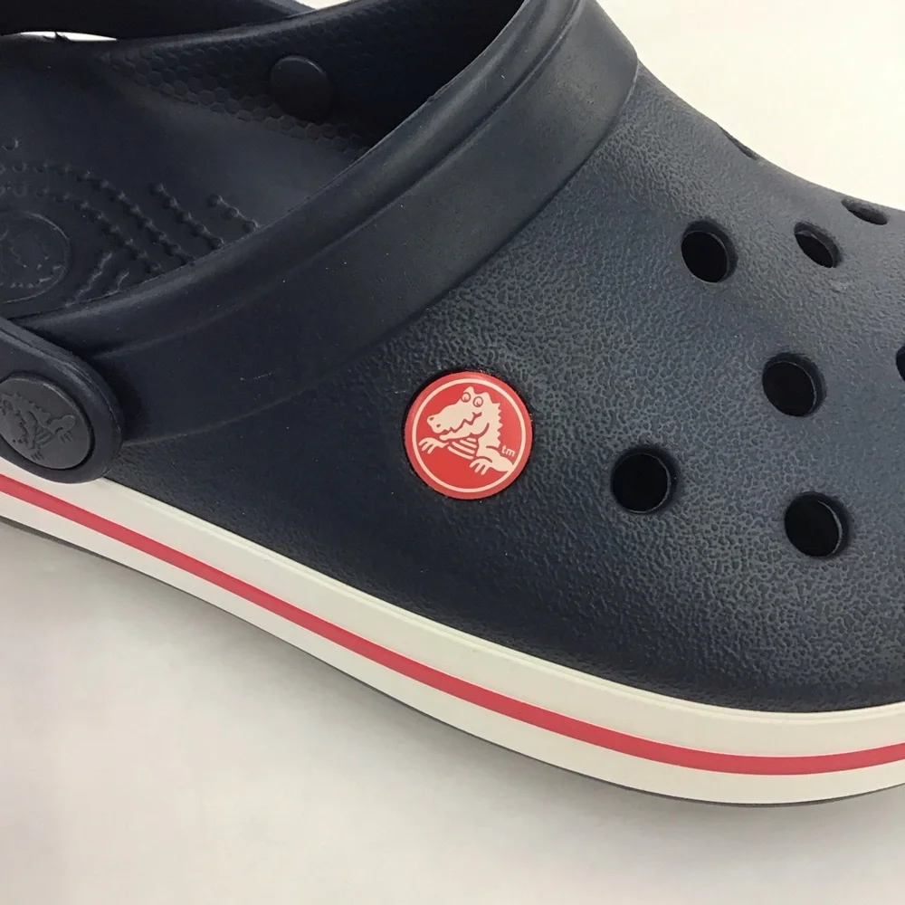 Crocs, Crocband clogs, Navy Blue, Size: 4